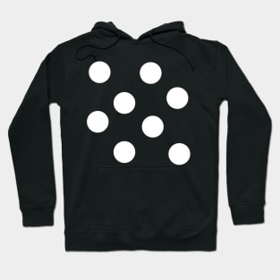 White on Pink Polka Dots Hoodie